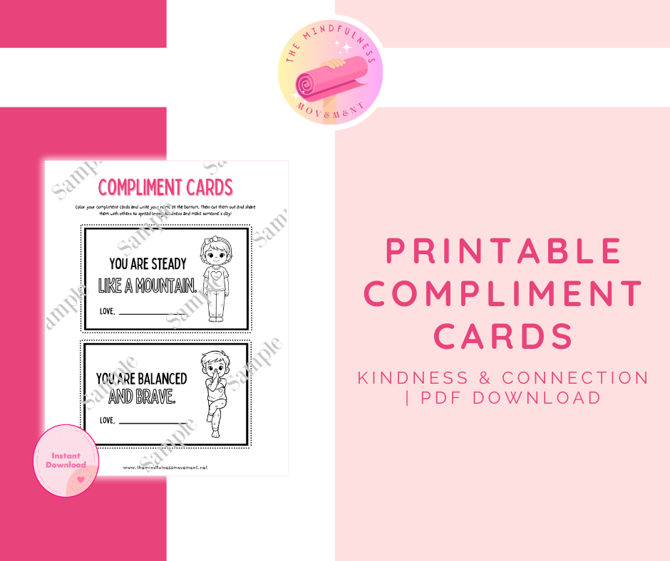 Printable Compliment Cards for Kids (16 Designs | Kindness & SEL PDF)