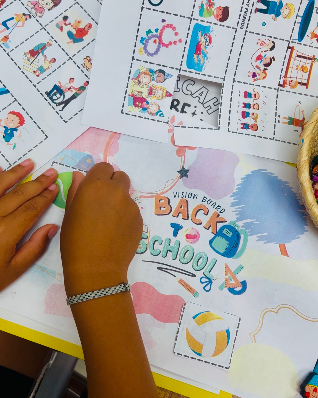 Children participating in a confidence-building movement game at a Mounds View summer camp.