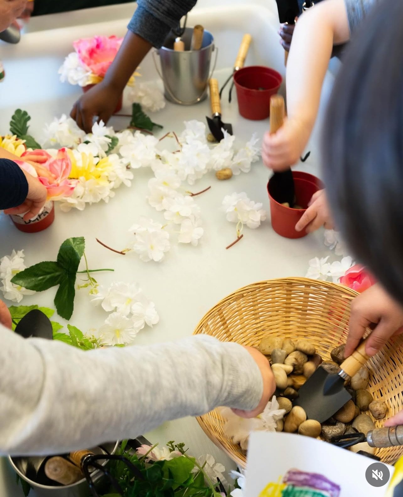 Kids engaging in creative yoga, mindfulness, and movement activities during a Pose and Play non-school day camp