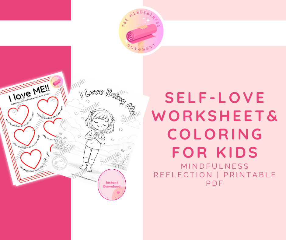 Self-Love Worksheet for Kids (Printable PDF Journal Page | Grades 1–8)