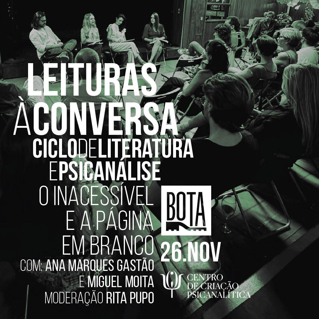 CICLO DE LITERATURA E PSICANÁLISE |LEITURAS À CONVERSA&nbsp;