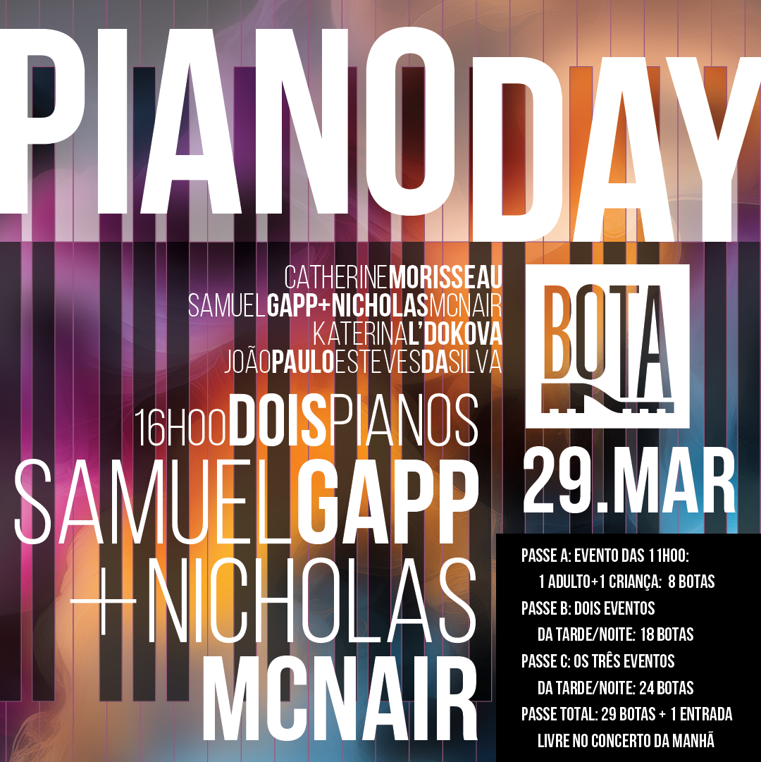Piano Day - Samuel gapp + nicholas mcNair