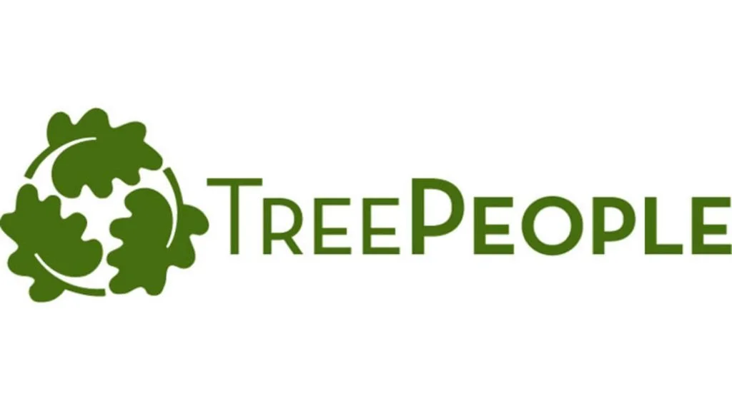 Logo with green leaves forming a smiling face and the words 'TreePeople' in green text.