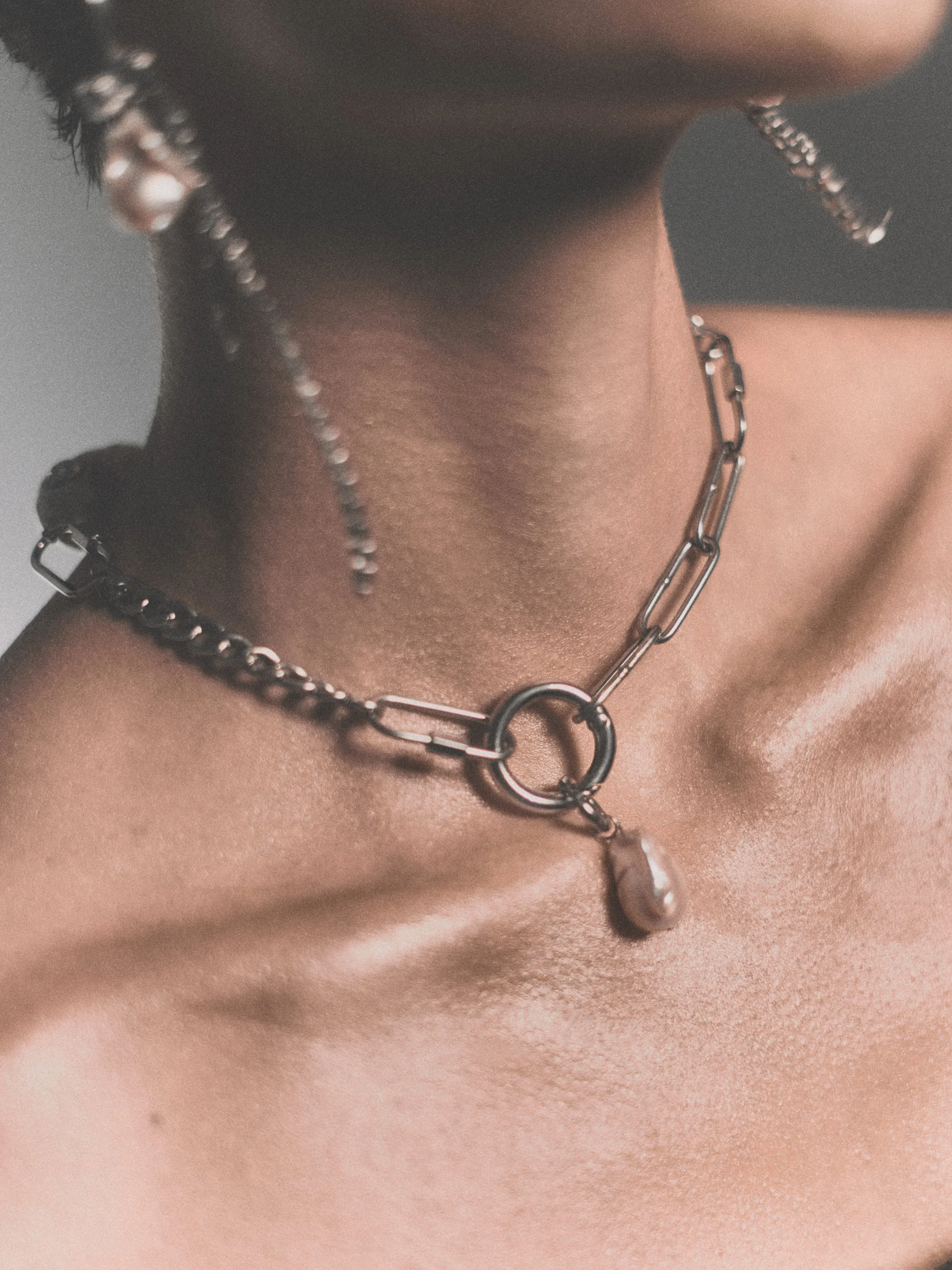 Steel necklace