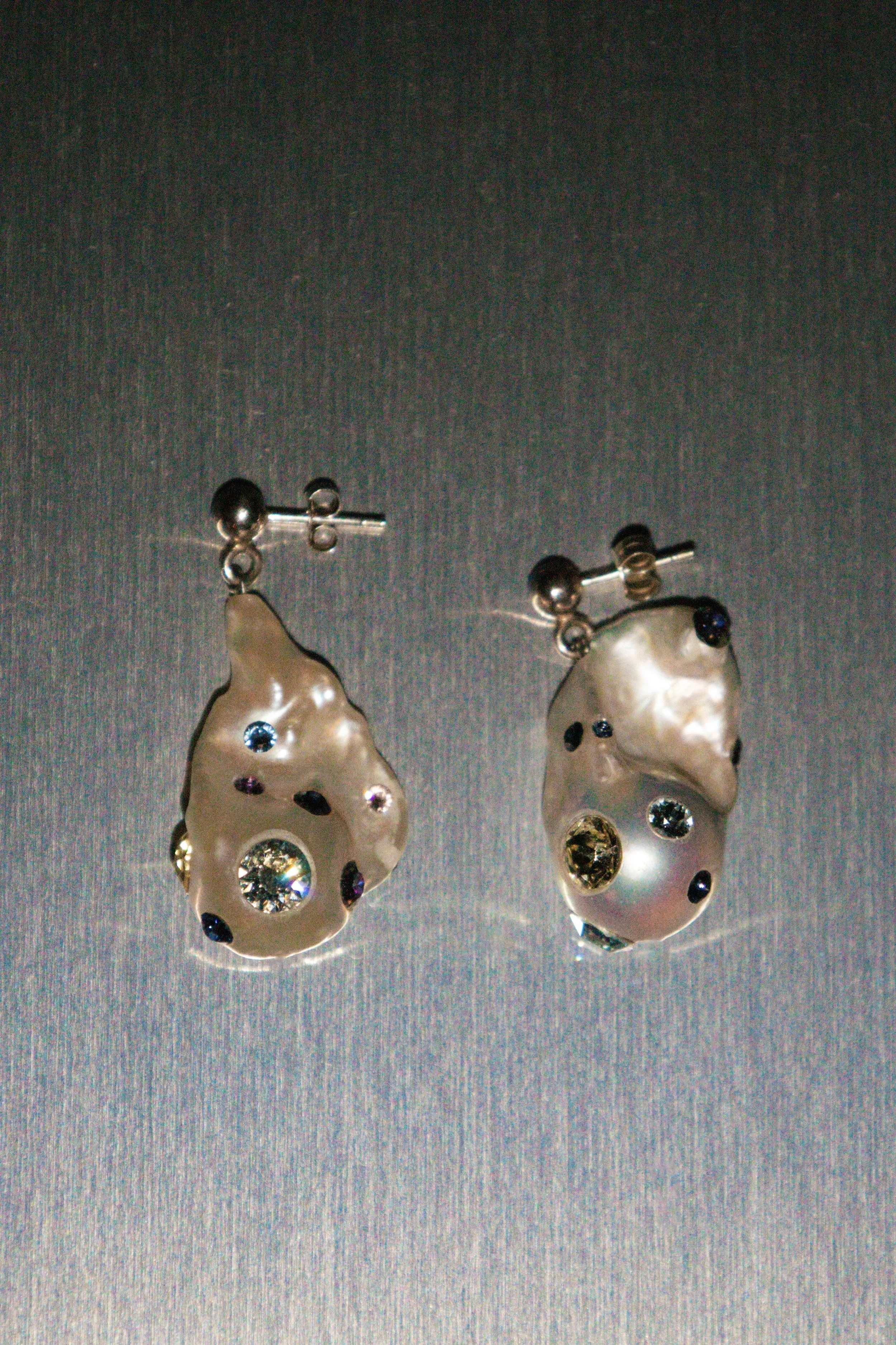 Universe earrings