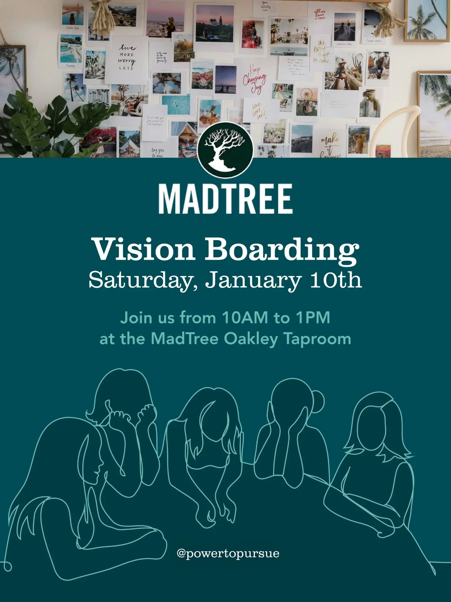 See you tomorrow! 💛✨ 

We're all set for one of our favorite annual events, our Vision Boarding Workshop in collaboration with MadTree Brewing, and we can't wait to see you there! It really is one of the BEST ways to start the year; to gather with y