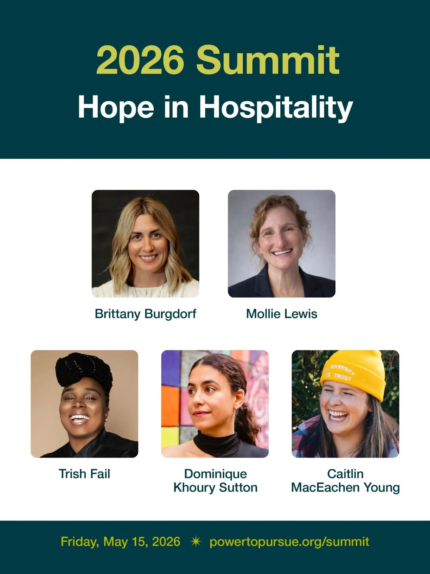 SUMMIT SESSION PANEL DROP

✴ Hope in Hospitality ✴ 

Hospitality is more than an industry &mdash; it's a calling. And for women who have built their lives within it, that calling comes with unique rewards and very real challenges. In this panel, we s