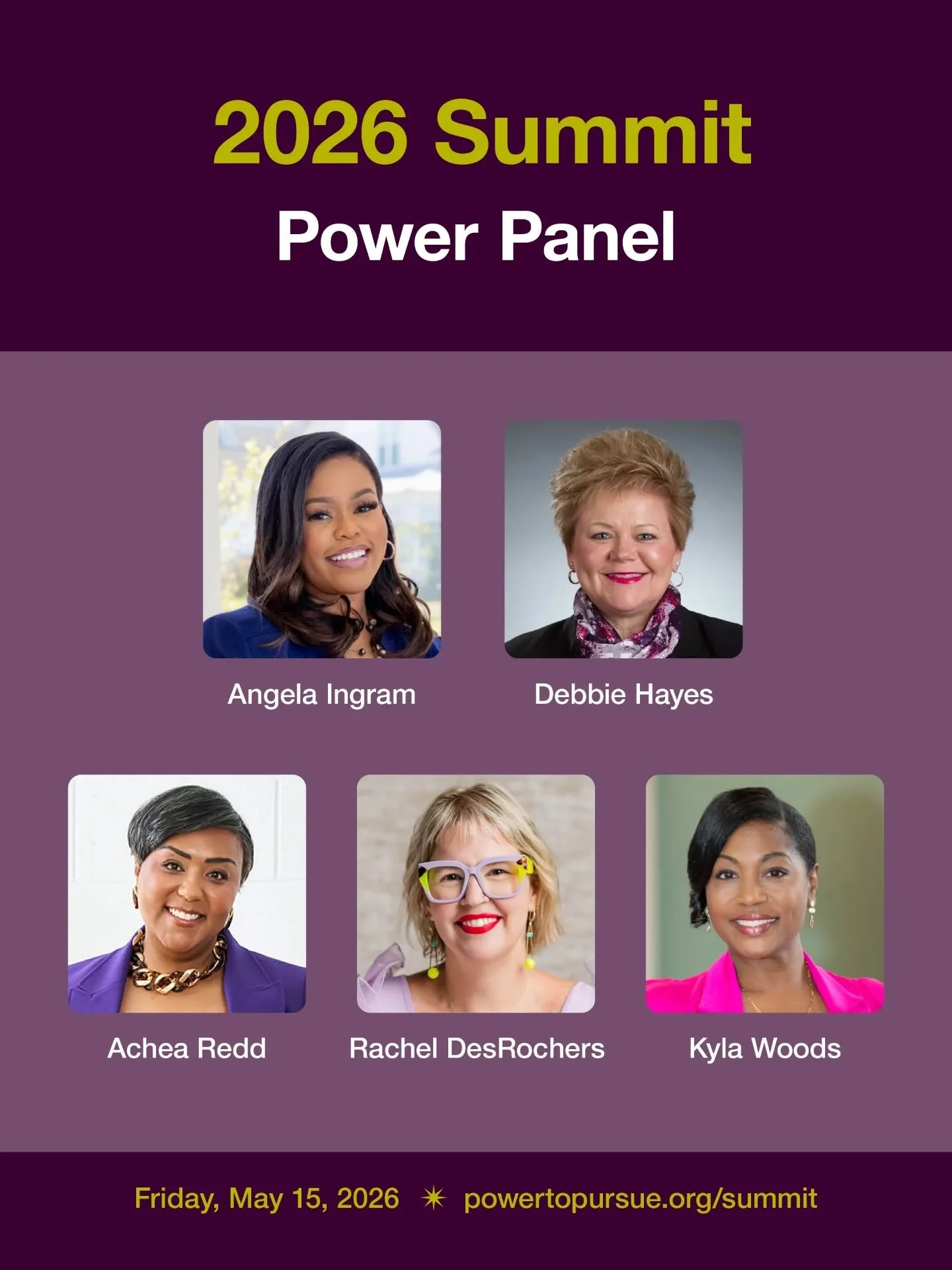 ✴ POWER PANEL ✴ 

This mainstage panel is the best way to end the day. A full crowd to hear this conversation that brings together powerhouse women who are rewriting the rules of success at home, at work, and everywhere in between. They&rsquo;ll shar