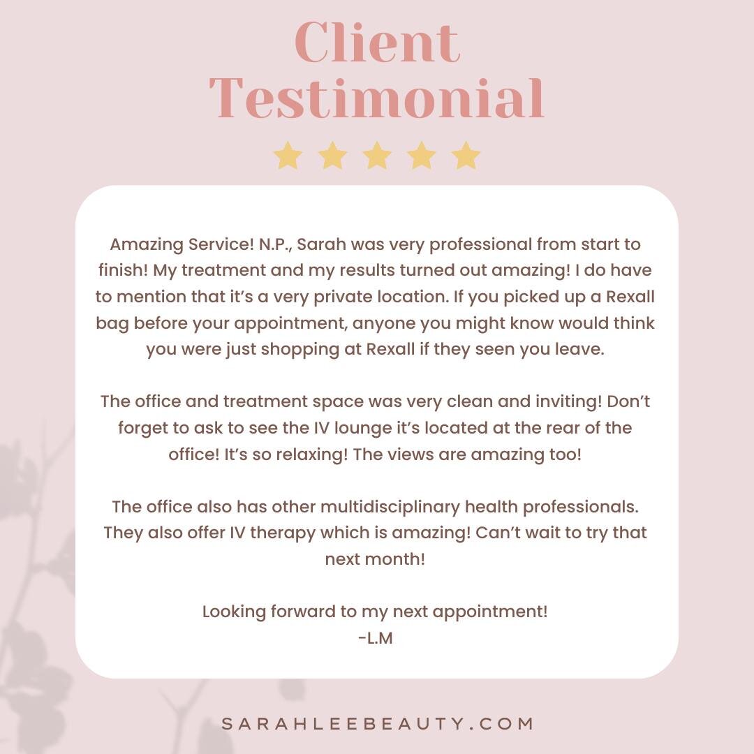 A lovely review from a Collingwood client. Looking forward to seeing you again.