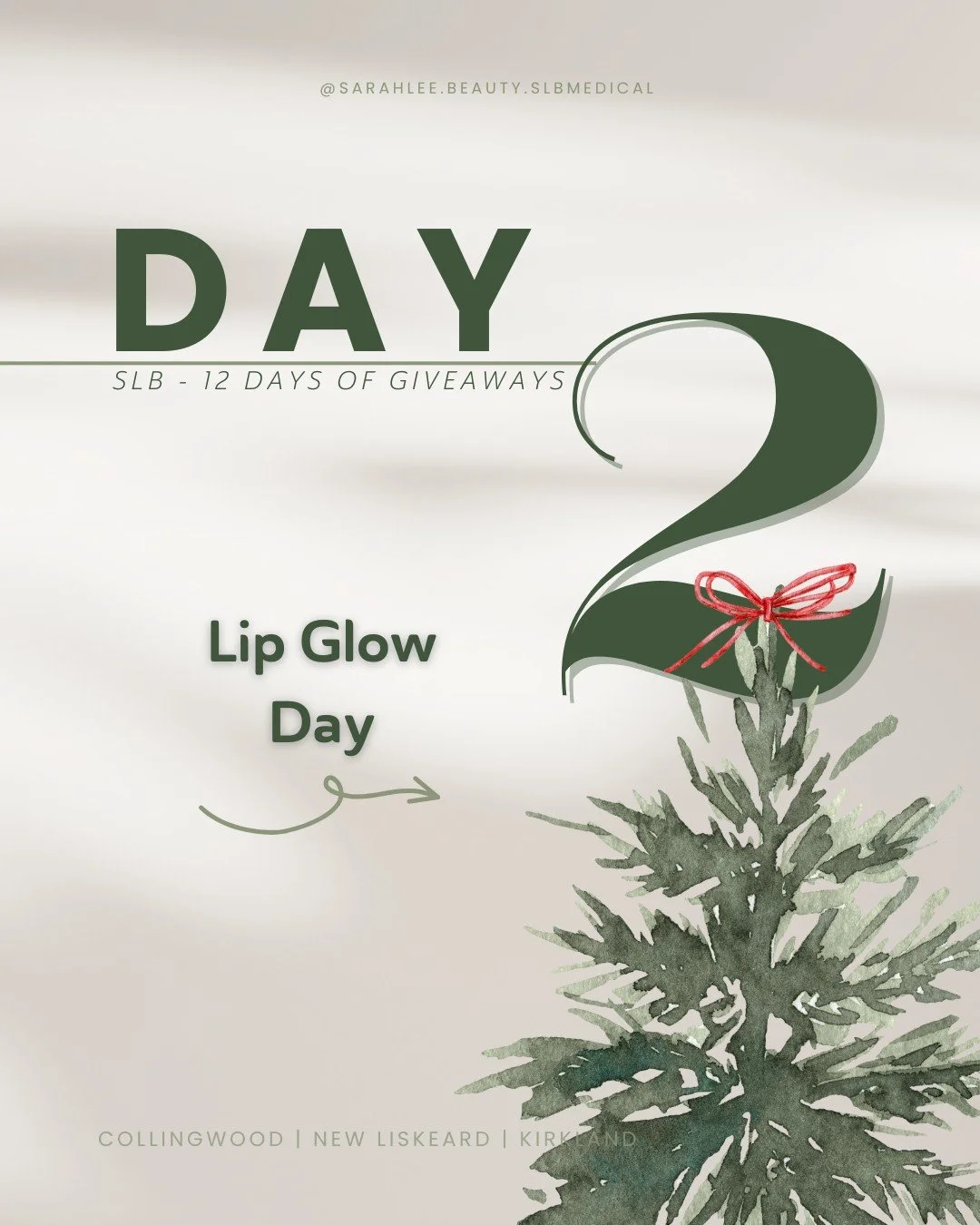 SLB 12 Days of Giveaways &mdash; Day 2 💋✨

Today, we&rsquo;re treating you to $25 off Lip Enhancements, whether you&rsquo;re after a soft, natural Lip Flip or a beautifully balanced Lip Filler refresh.

A slight shape, a little definition, a little 