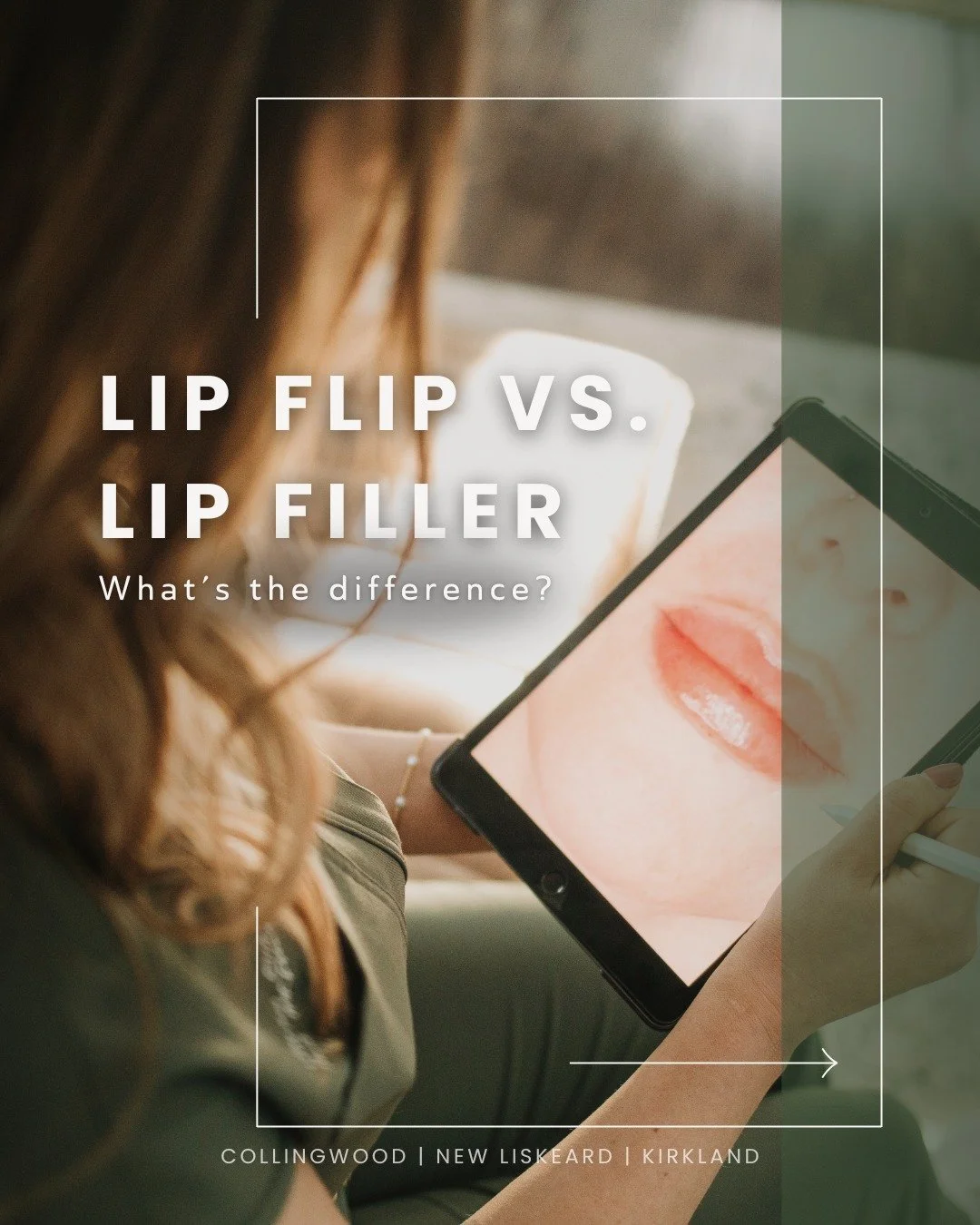 Lip flip or lip filler; what&rsquo;s the difference, and how do you know which one is right for you? 

While both treatments enhance the lips, they work in completely different ways.

A lip flip creates a soft, subtle enhancement by relaxing the musc
