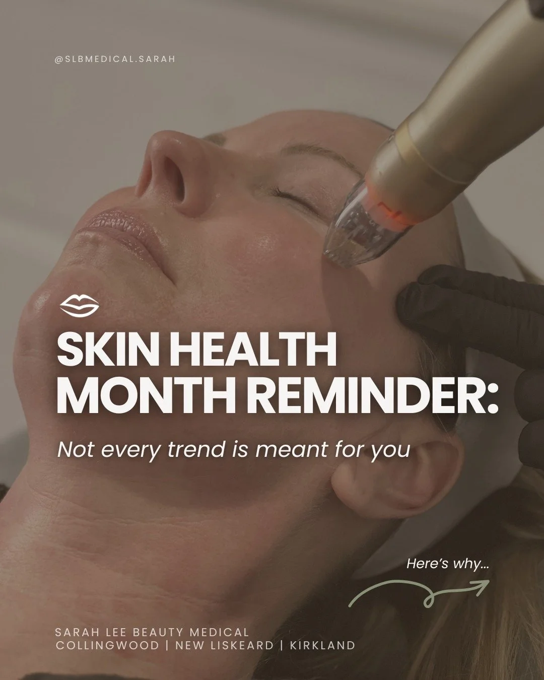 Skin health month is a reminder to pause before following what&rsquo;s trending.

What you see online can make it feel like there&rsquo;s a &ldquo;right&rdquo; treatment to follow, but most of the time, those decisions are made without context. Diffe