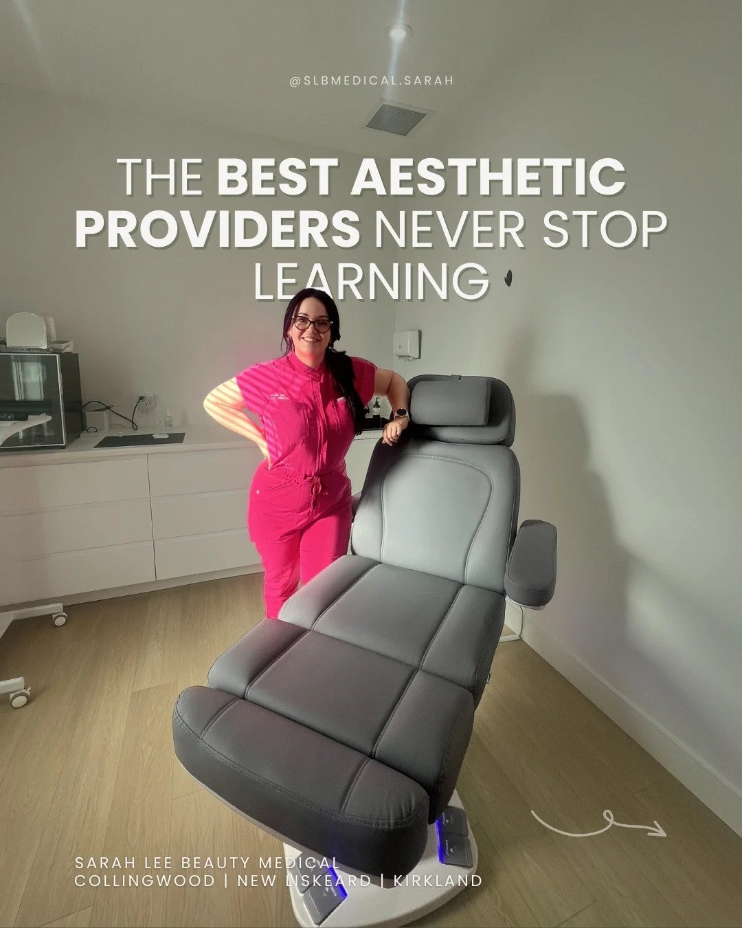 The best aesthetic providers never stop learning ✨

In this industry, new products, trends, and techniques emerge every season. While that's exciting, it also means the bar for patient safety and provider education has never been higher.

At SLB, con