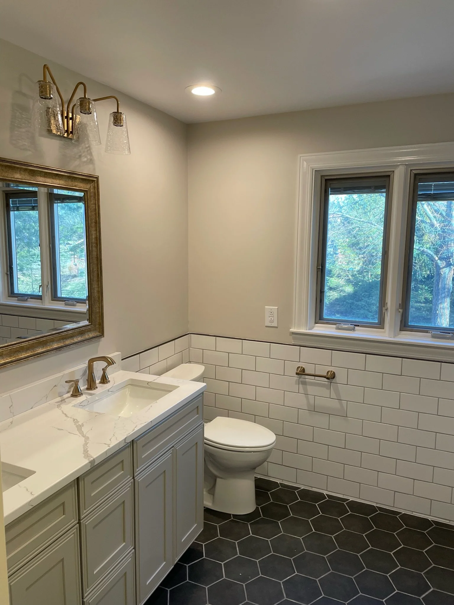 Tile, Sink, Toilet, and Winder Remodel