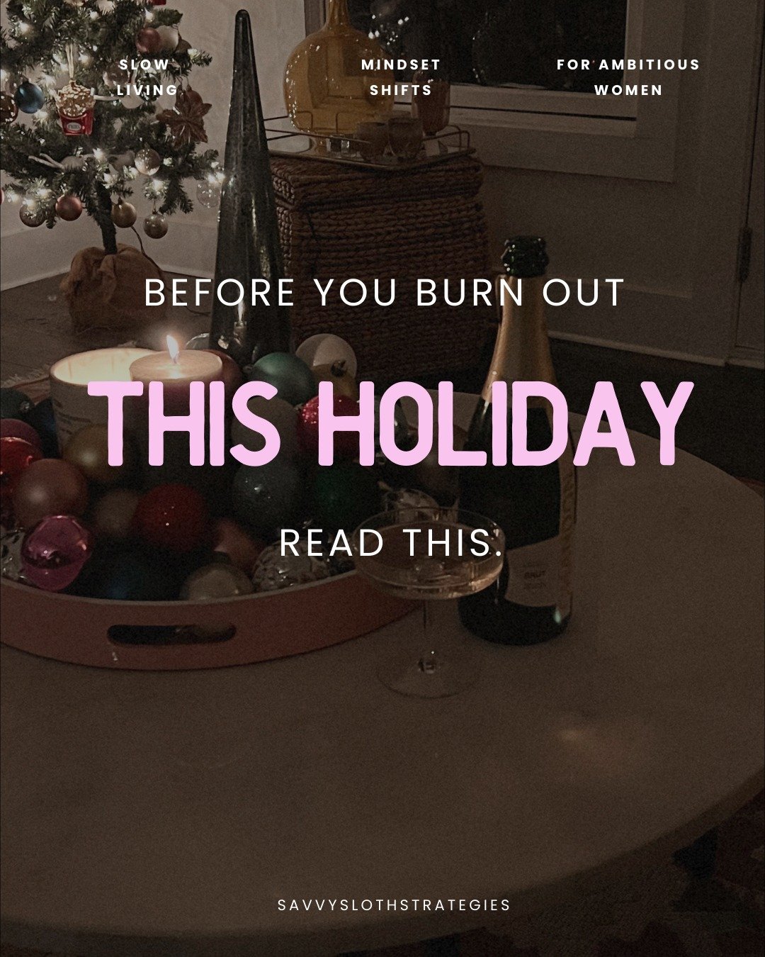 The holidays can make even the most organized women feel like they&rsquo;re holding up the entire world.

But it&rsquo;s not because you&rsquo;re doing anything wrong &mdash;it&rsquo;s because you&rsquo;re carrying too much without the support, clari