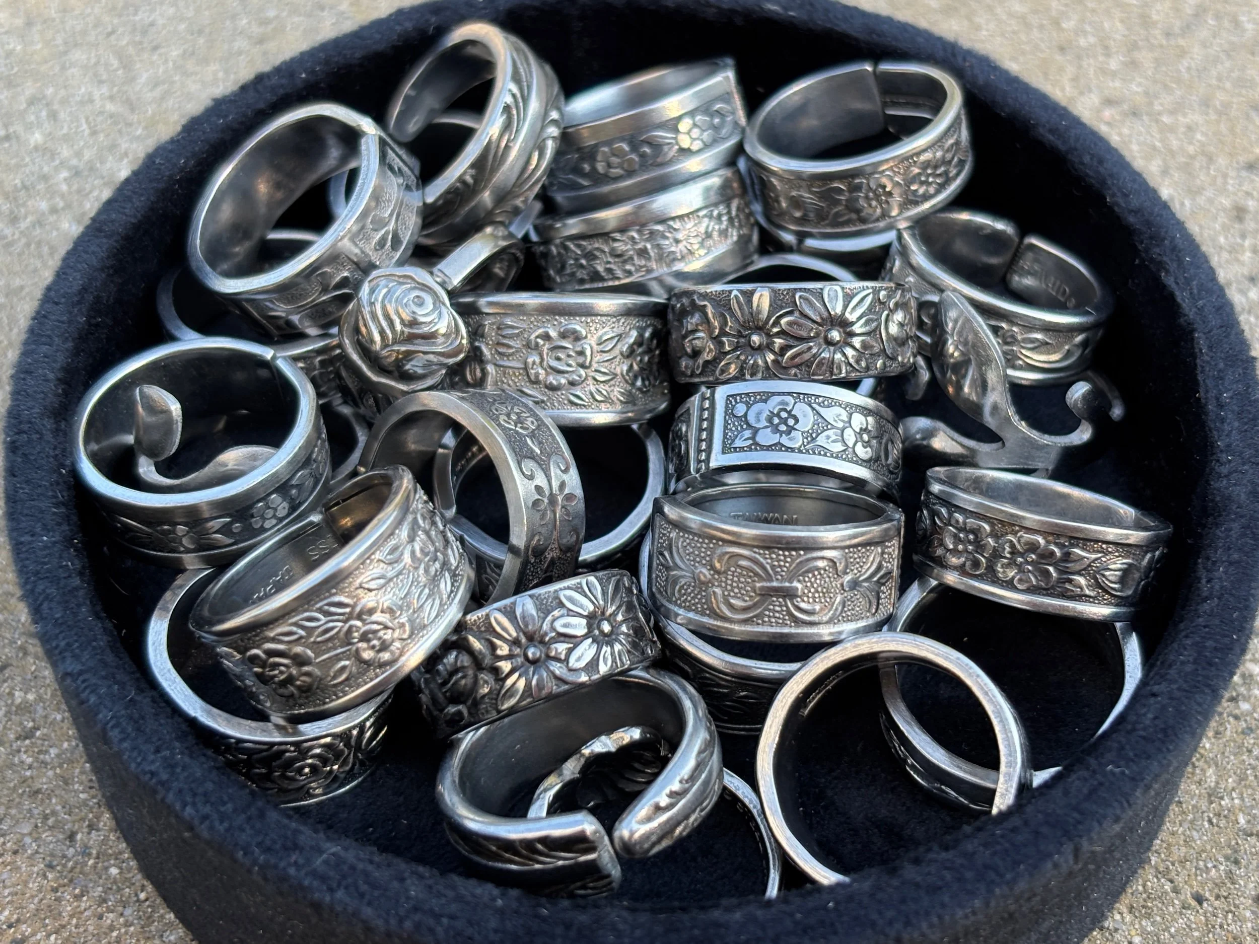 2 for $25 Stainless Steel Spoon Ring Mystery Bundle