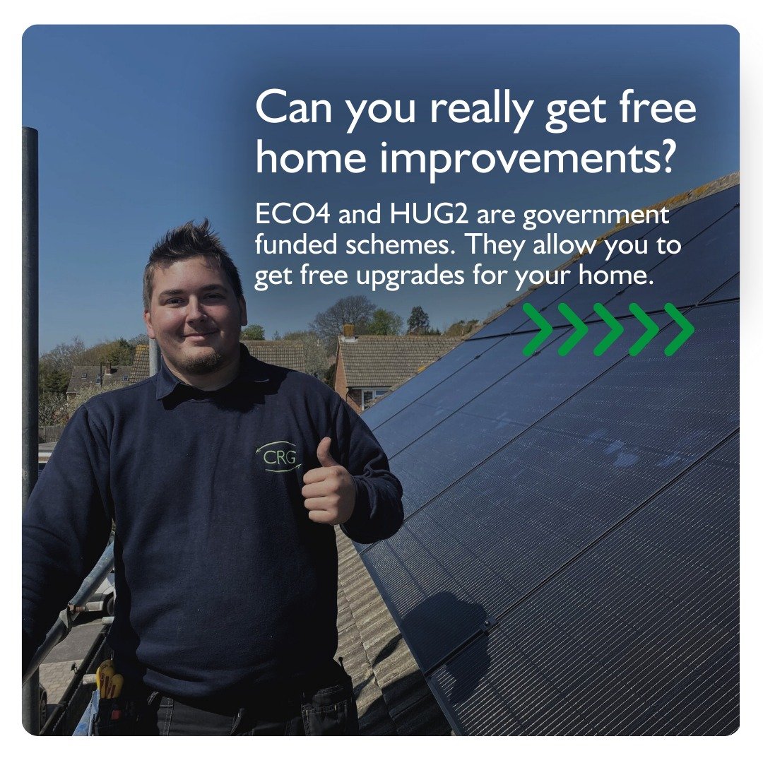 Upgrade your home for FREE! 🏡💰 

Discover how you can benefit from the government-funded ECO4 and HUG2 schemes. 

From energy-efficient heaters to insulation, get the improvements you need at no cost. Don't miss out - learn more now! 

#FreeHomeImp