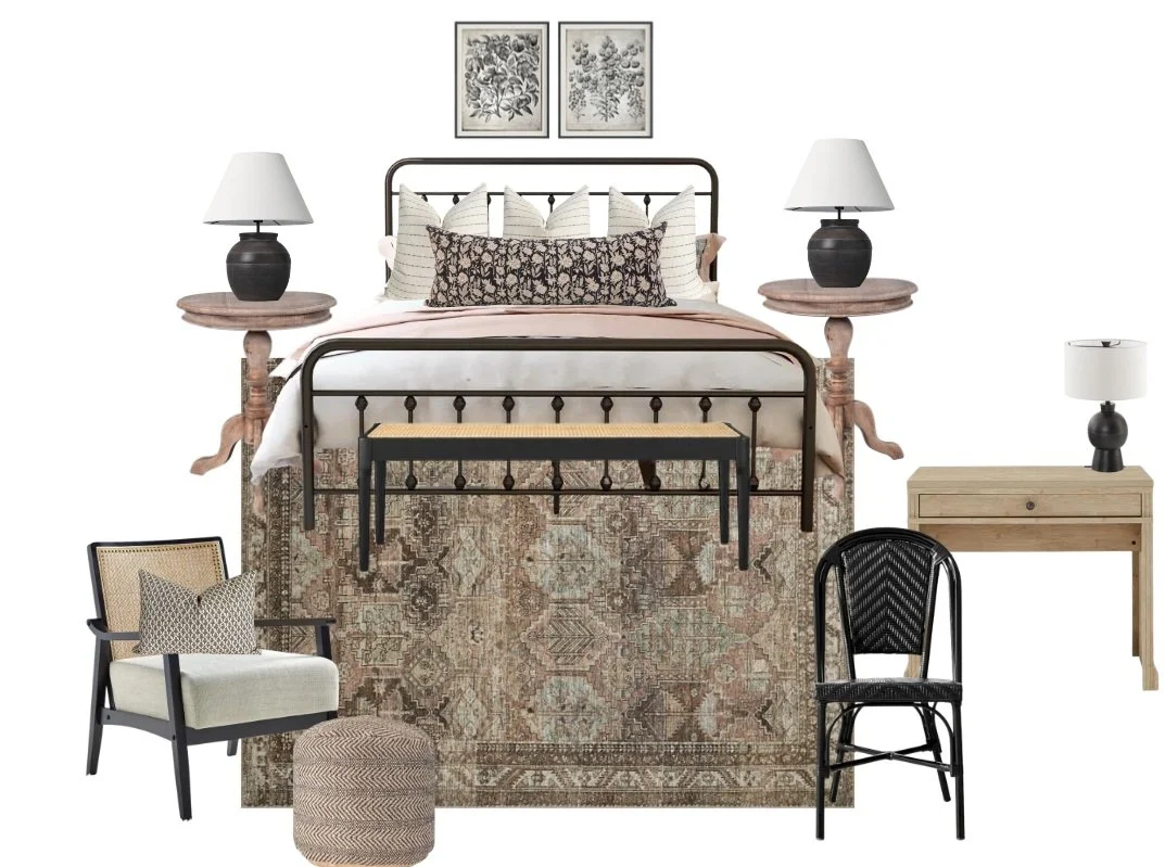 Lemondrop Home Basement Guest Bedroom