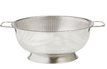 Large Stainless Steel Mesh Footed Colander