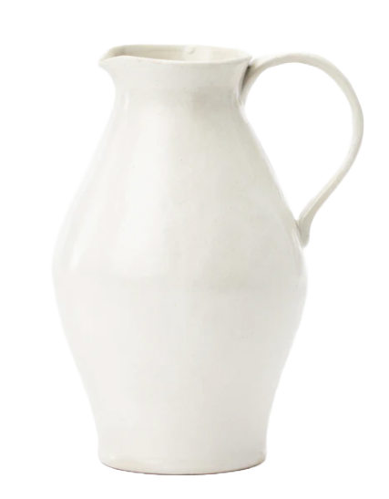 White Ceramic Pitcher