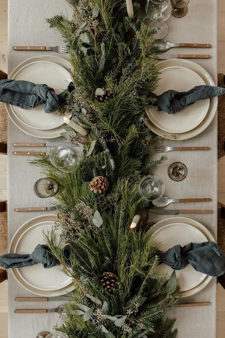 Blue Christmas Garland - 25' _ Double Sided.jpeg