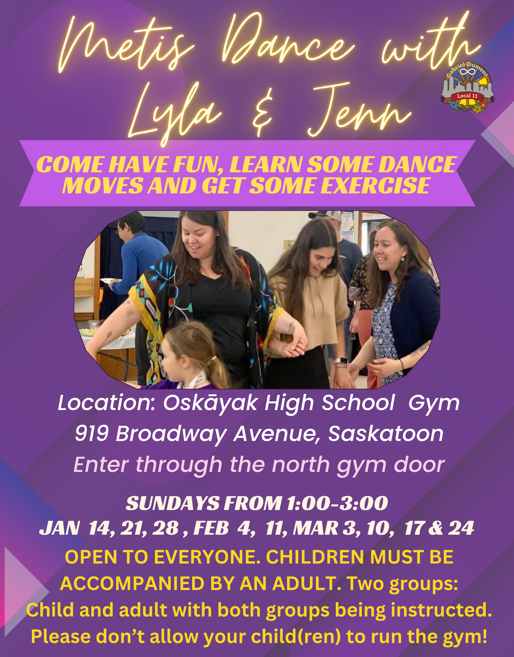 Métis Dance with Lyla & Jenn