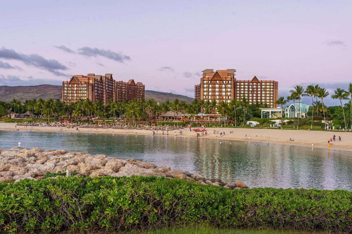 Disney Aulani at Sunset,Thanksgiving day.