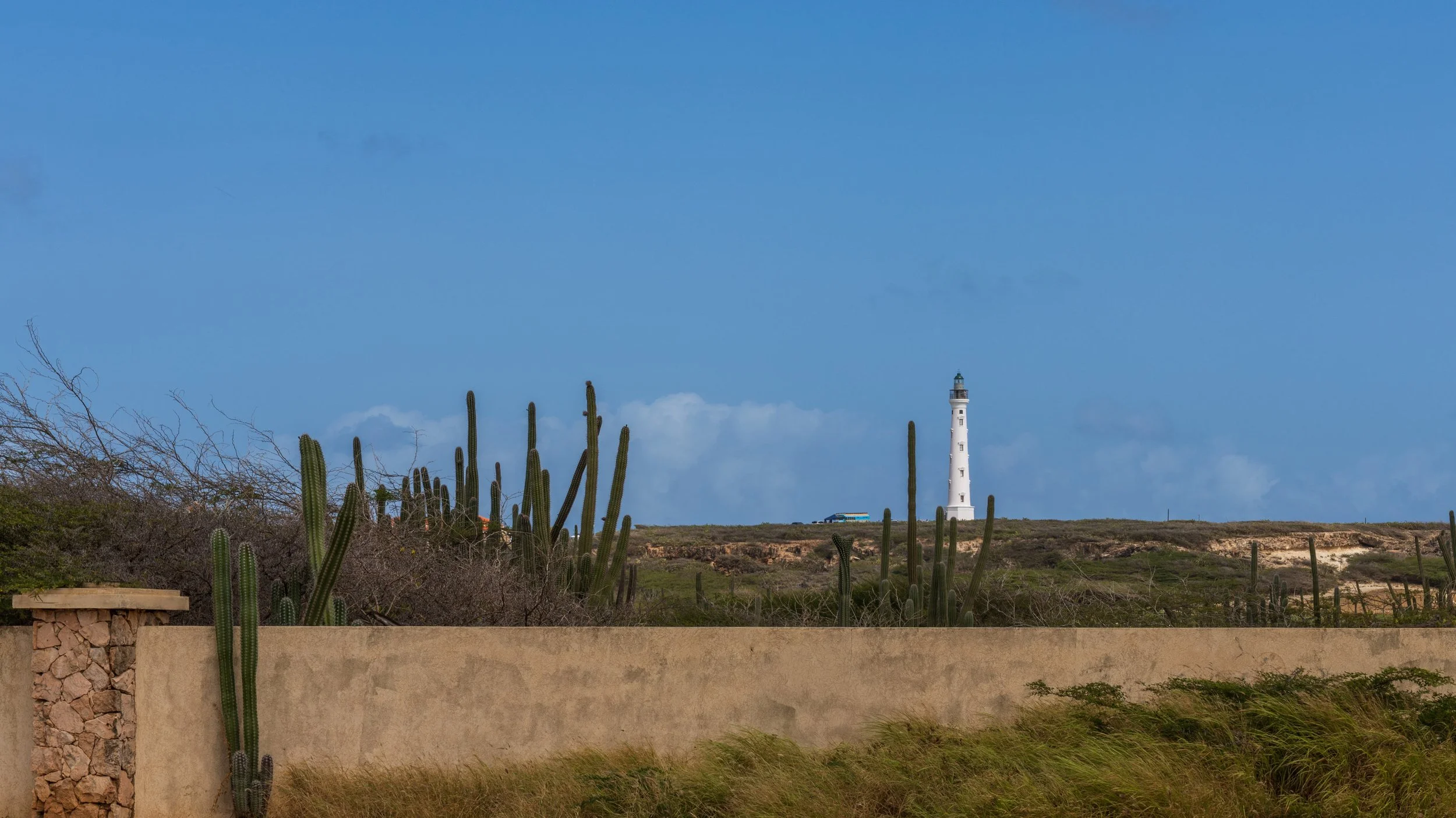 Architectural Photograph Of A lighthouse in Noord, Aruba