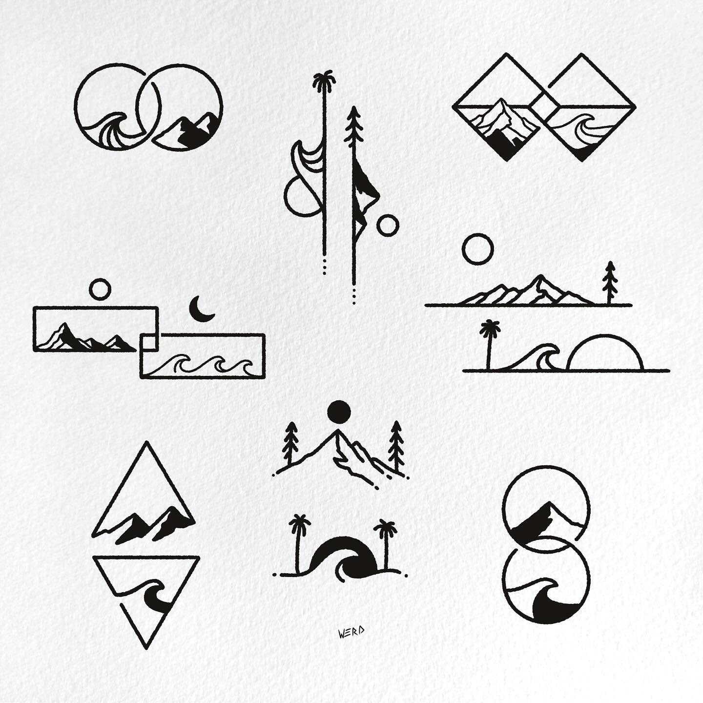 Minimal Matching-ish Tattoo Designs. If you and a friend want to use any of these designs for a tattoo, I just ask that you please support my work and purchase a tattoo certificate from my website. Link in bio!
.
.
.
.
.
#simpletattoo #minimaltattoo 