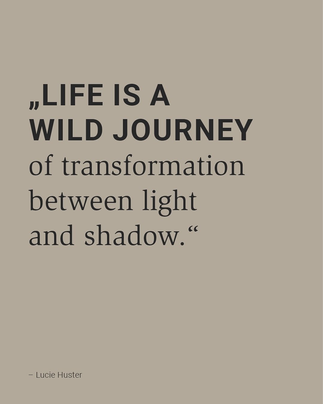 &bull; A personal note&hellip; 

&bdquo;Das Leben ist eine wilde Reise der Transformation zwischen Licht und Schatten.&ldquo;

www.luciehusterart.de
.
.
.

#artistthoughts #artjournal #innerconnection #abstractart #abstraktekunst #artonpaper #abstrac