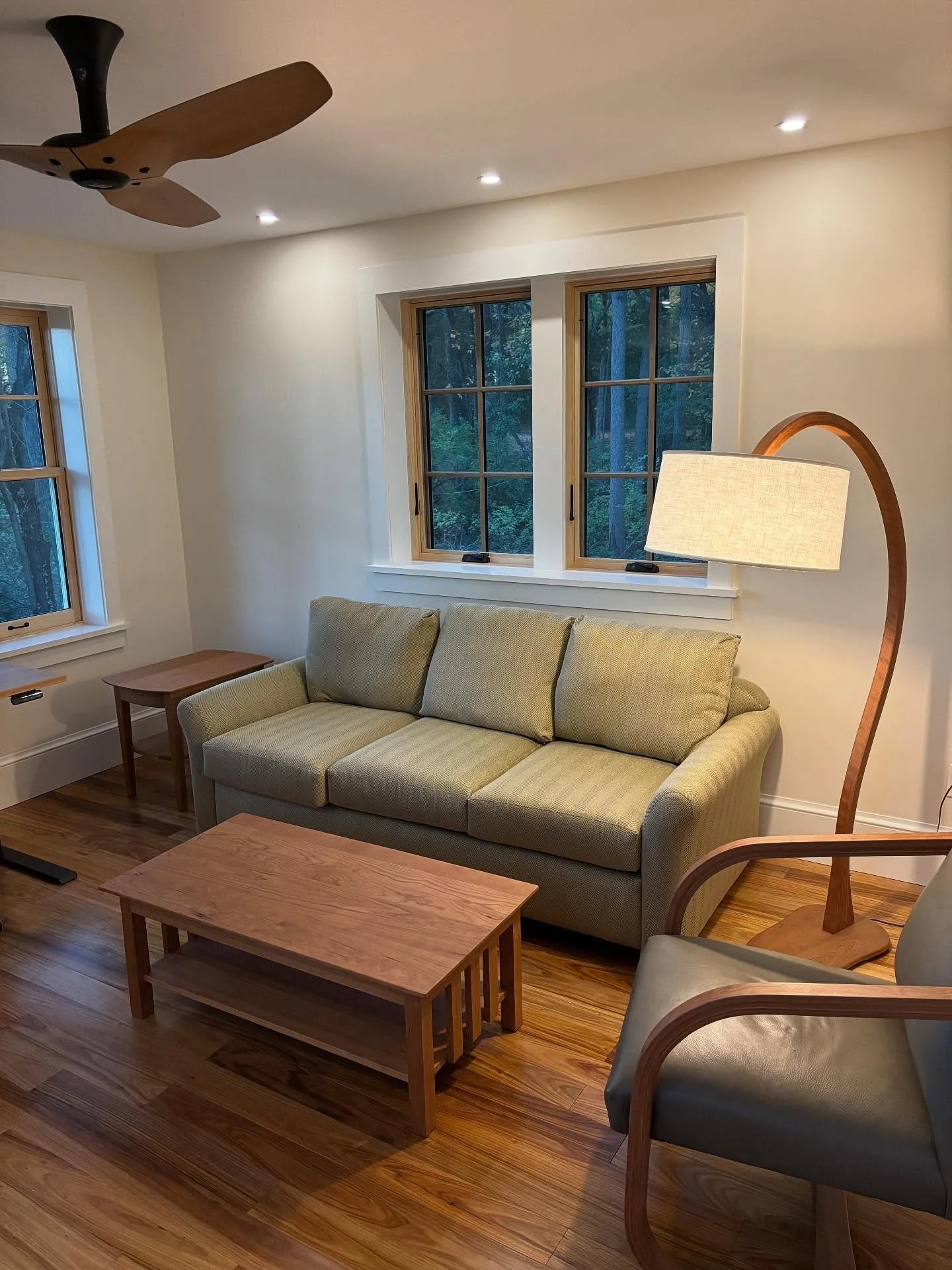 Reminiscing on our summer Guesthouse build in Charlotte. 

Although only 780 square feet, this guesthouse boasts a large office, bedroom, full bathroom, and three spacious closets.

We were awarded the Efficiency Vermont&rsquo;s 3.0 Standard of Excel