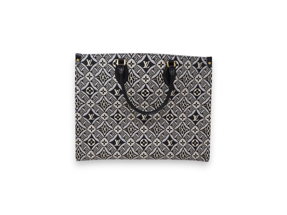 LOUIS VUITTON ONTHEGO GM JAQUARD 1854 BLACK — Sceptre & Sash 