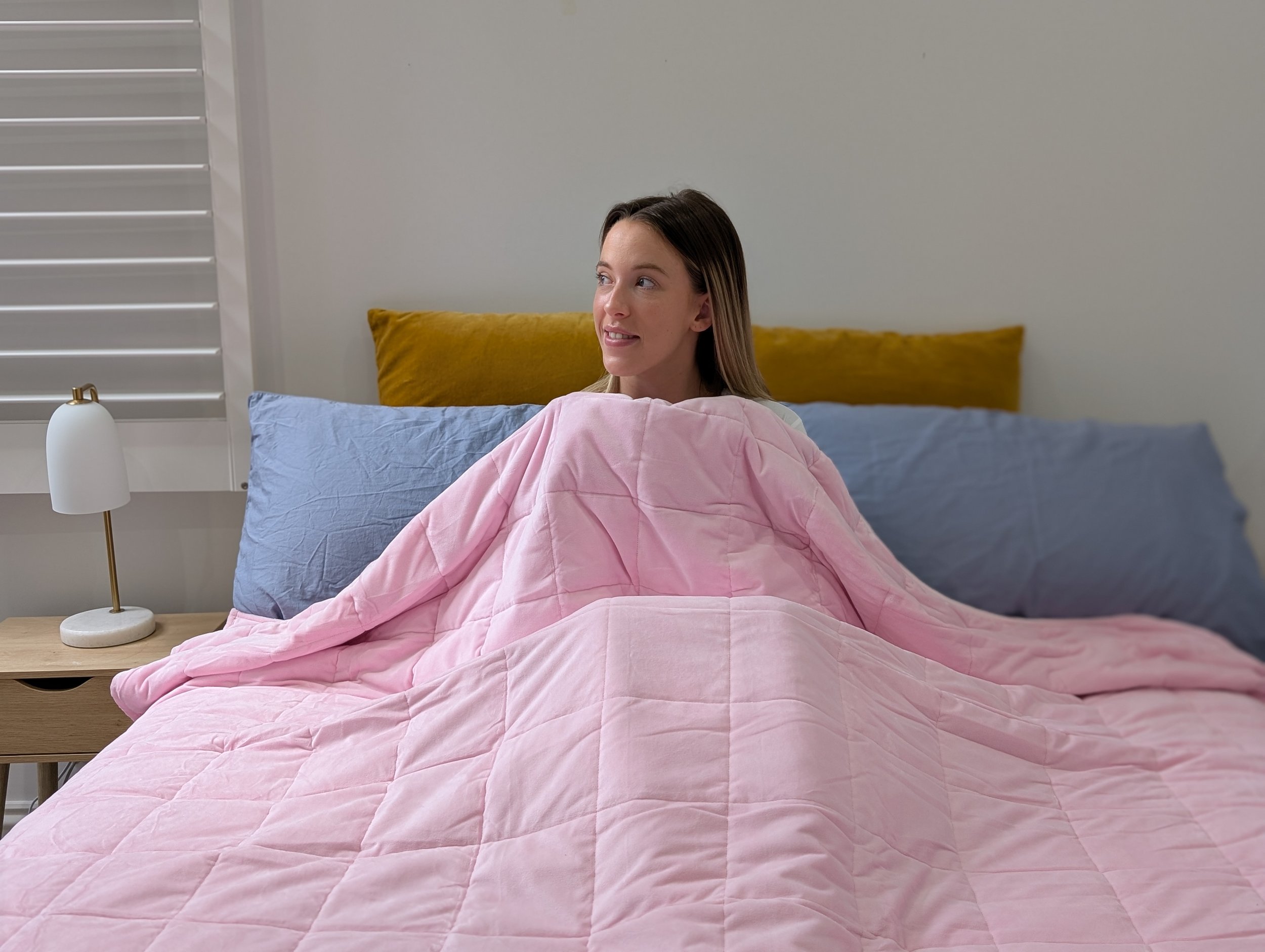 Queen Weighted Blanket in Rose