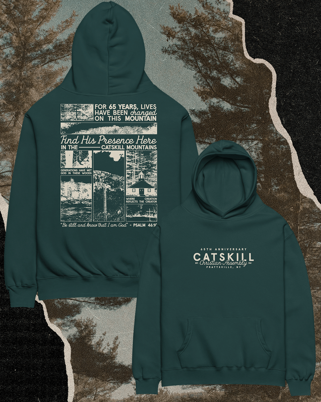 CCA 65th Anniversary Hoodie – Catskill Heritage Hoodie