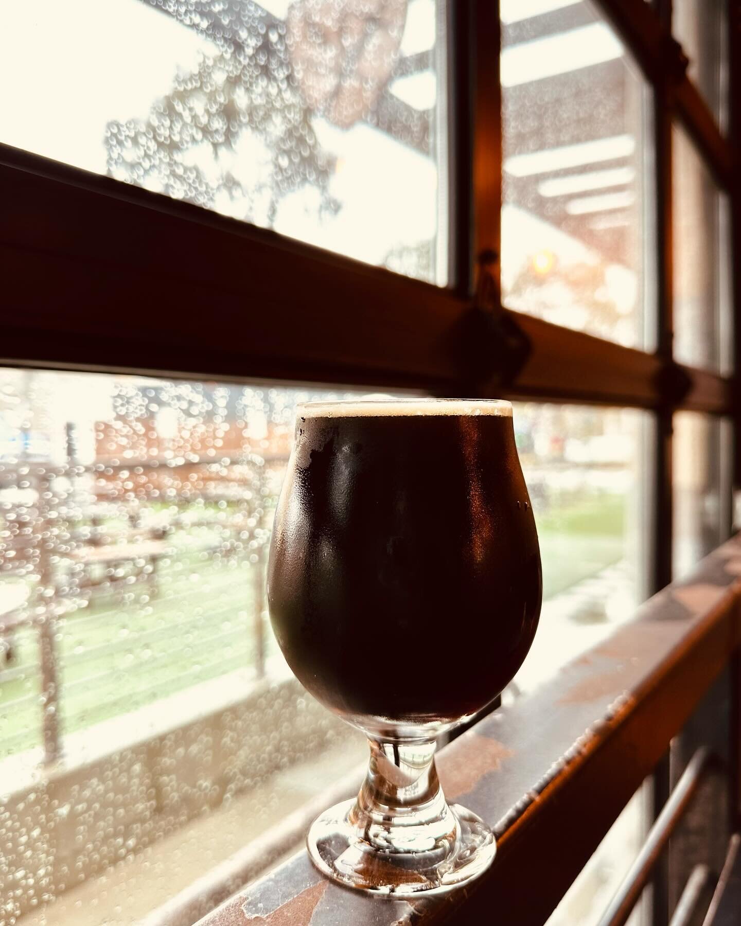 Dreary weather won&rsquo;t stop us.  Rainy days call for a cozy atmosphere and a delicious From the Ashes American Porter.  We are open 2-8 today.