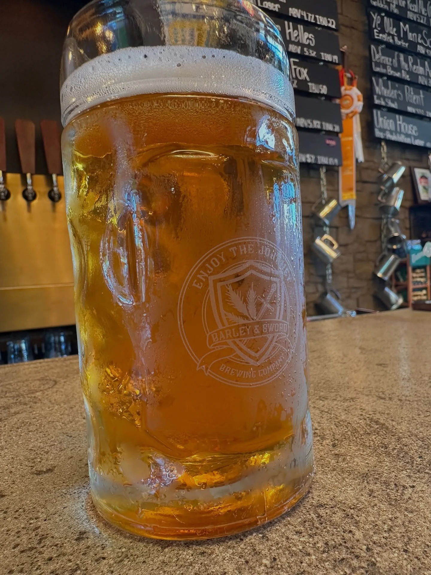 Surprise! Surprise! 
We uncovered a special case of our limited edition steins! 
So, we&rsquo;ll be offering a $25 fill+glass promotion this weekend💥🍻 (every fill after that will be priced at regular &ldquo;price of a pint&rdquo;)