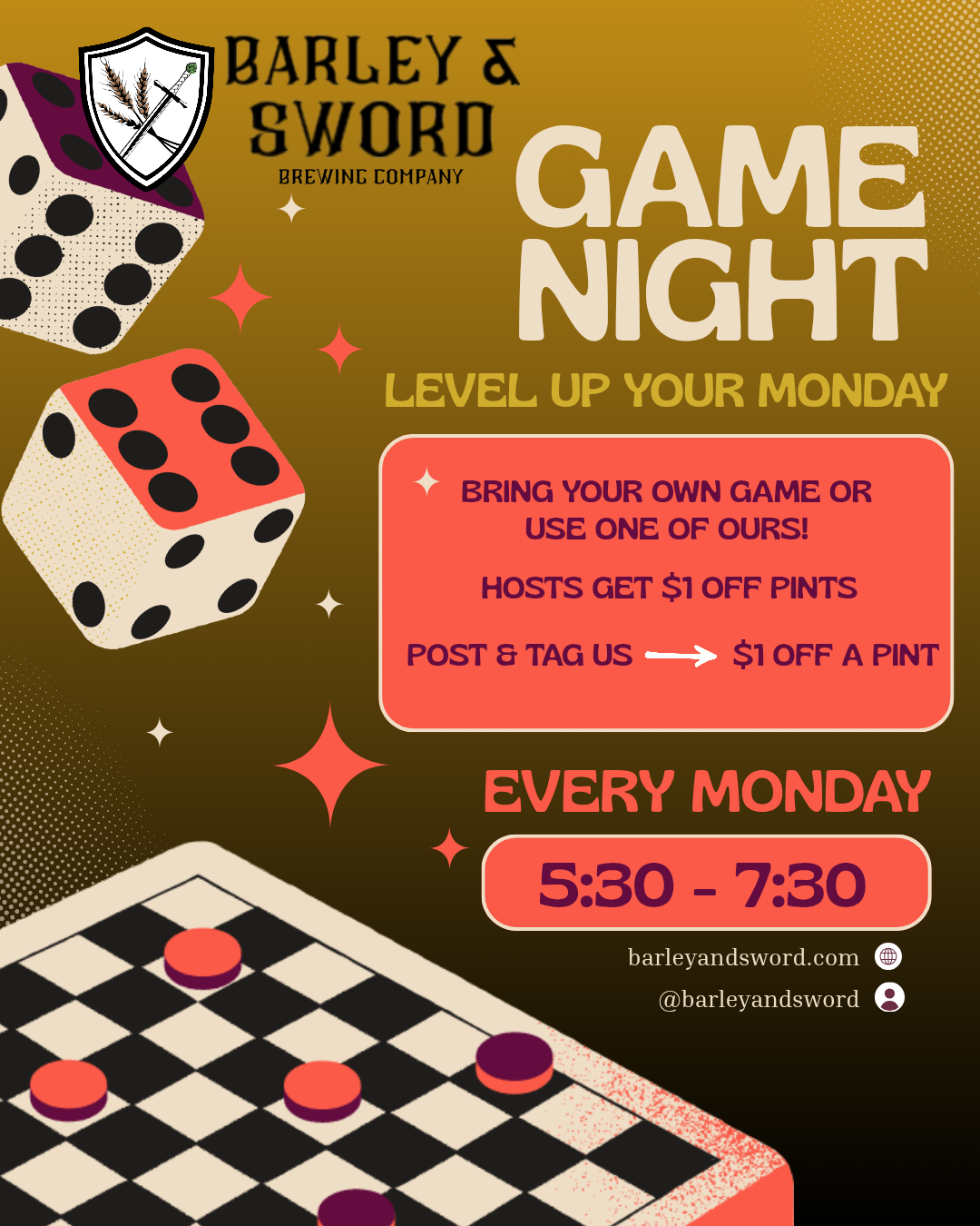 Weekly Game Night 5:30-7:30PM (Copy) (Copy)