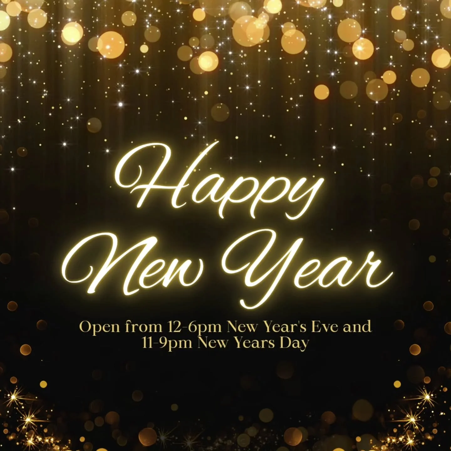 Happy New Year!  This has been a wild year, but we are so grateful for the Journey we've shared with all of you!

Open 12-6 12/31
Open 12-9 1/1