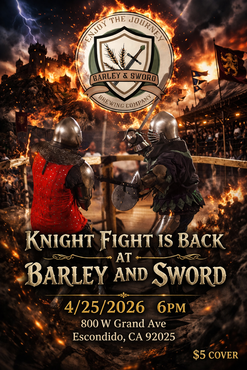 Knight Fights at The Tavern