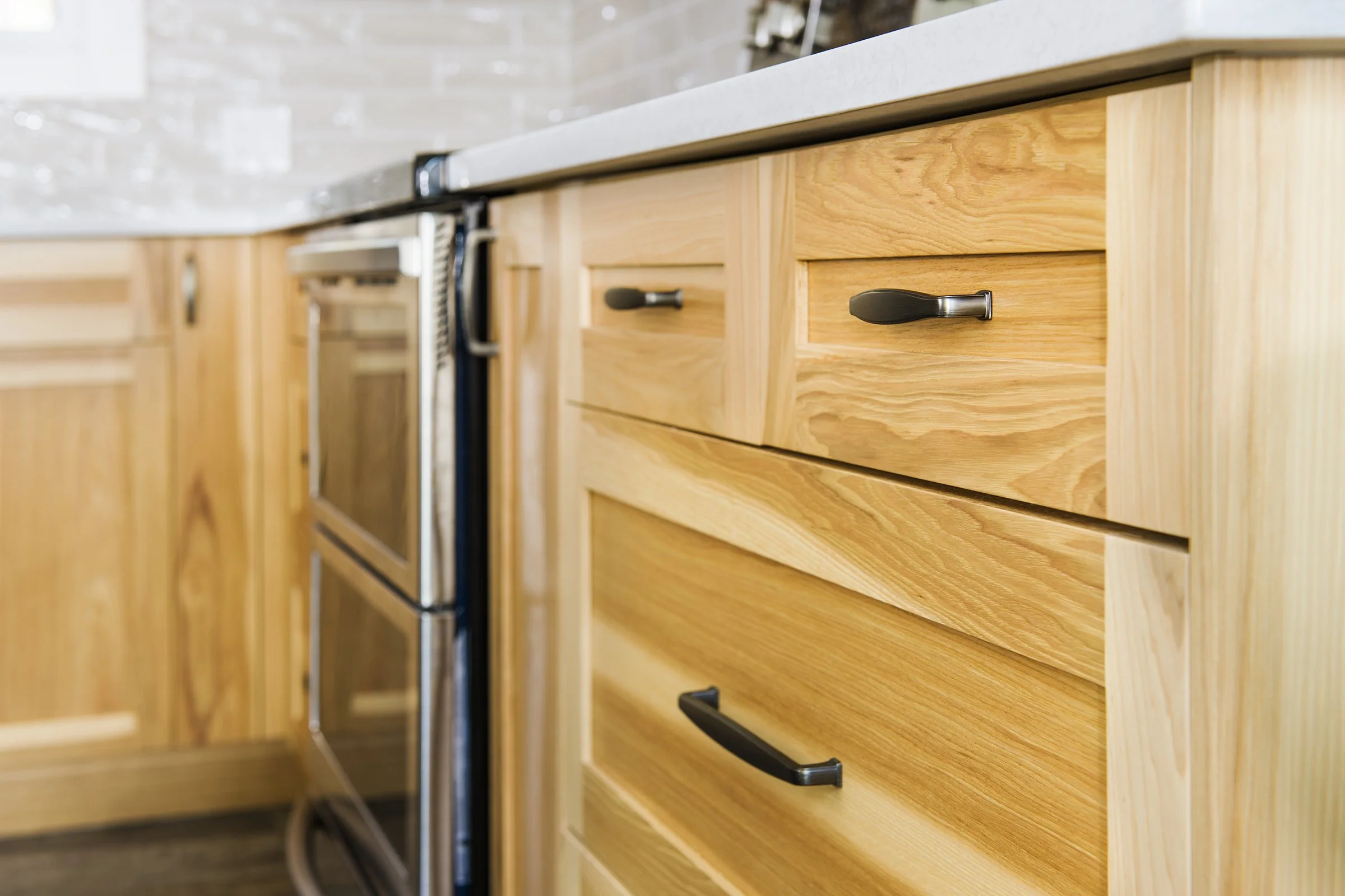 This Wasa, BC kitchen and bathroom renovation created an environment that would be the family hub for decades to come. Oak Craft Construction in Kimberley, BC.