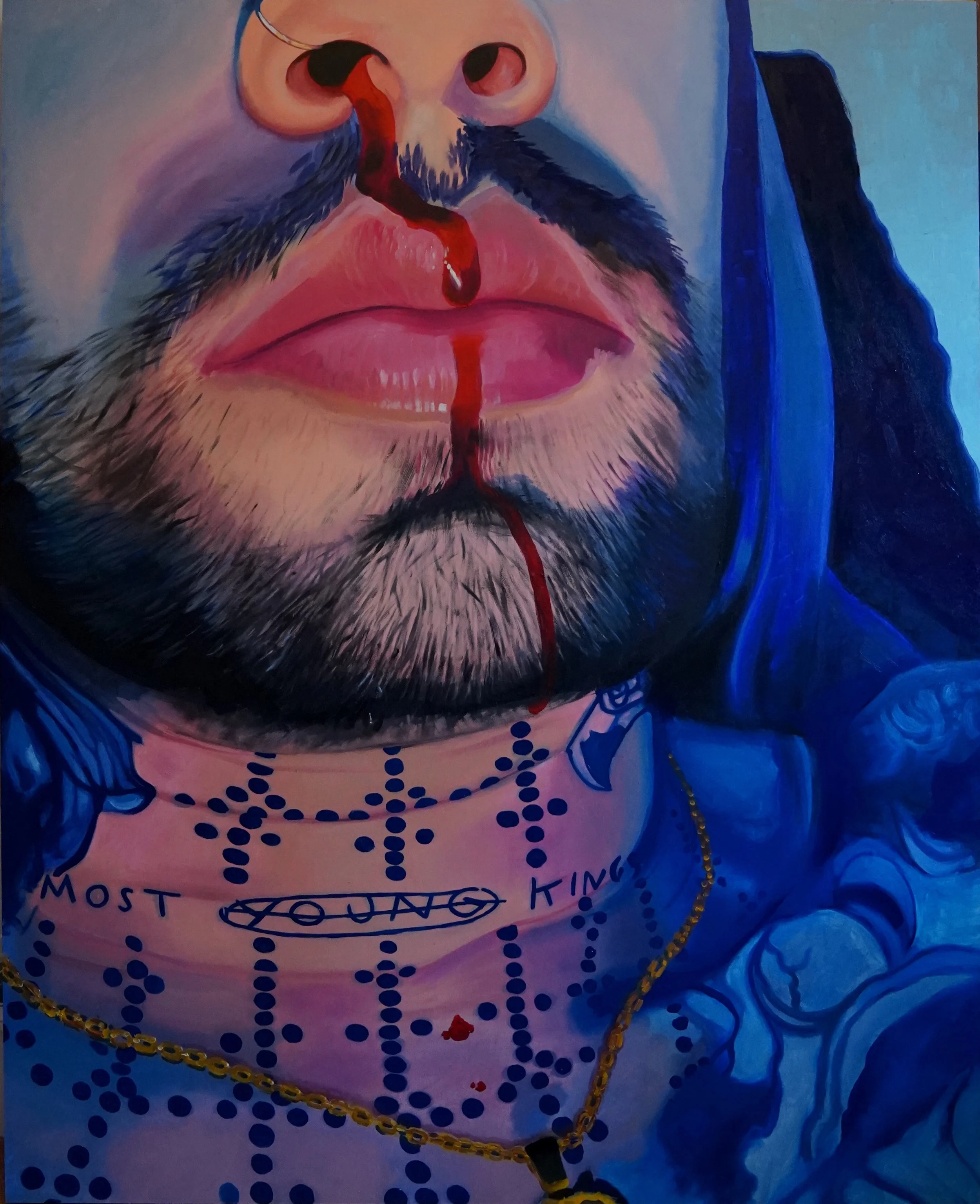 FEEL AWAY, 2025 | OIL ON WOOD BOARD, 48” X 60” | $4,000.00