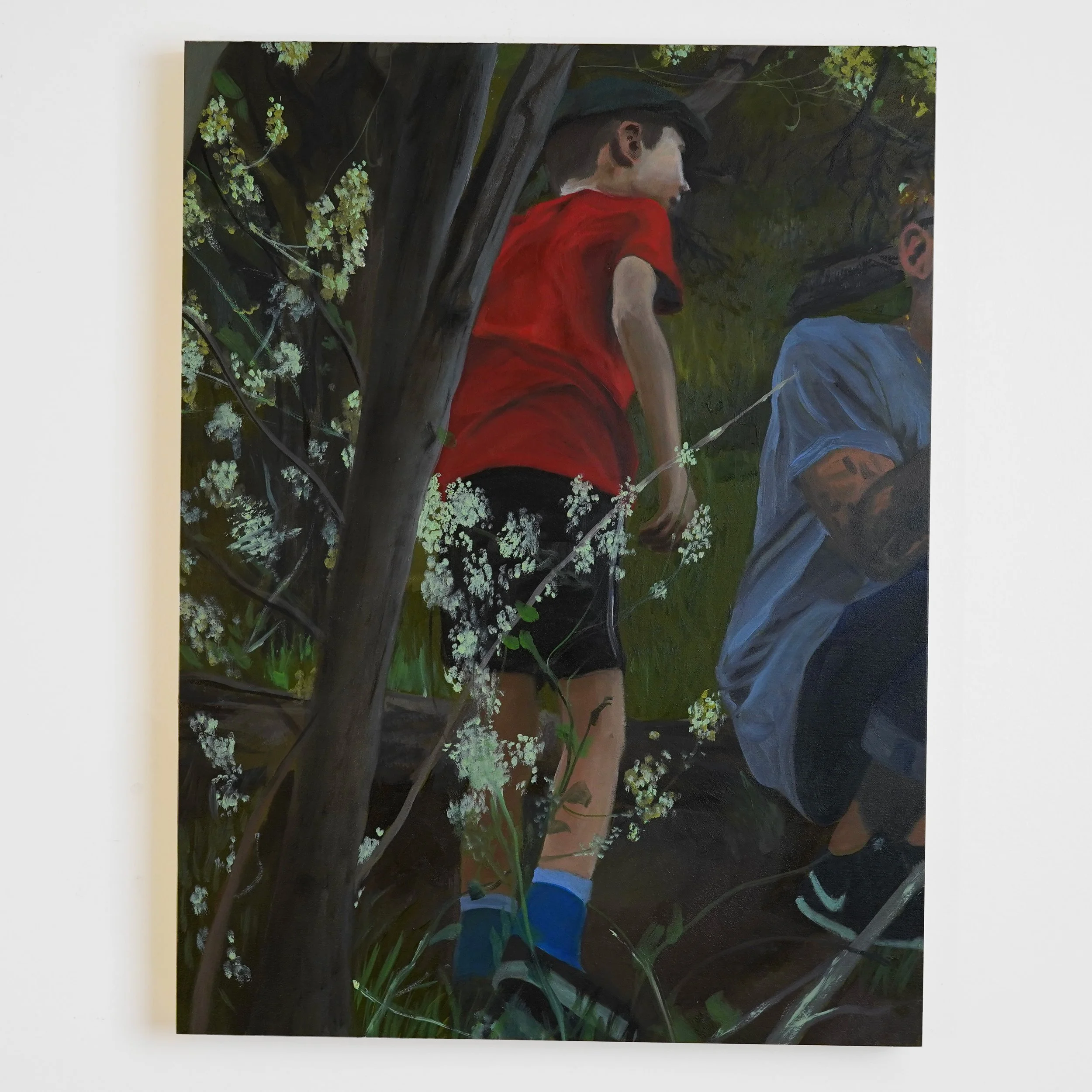 MR MORAL, 2025 | OIL ON WOOD BOARD, 18” X 24” | $1,500.00