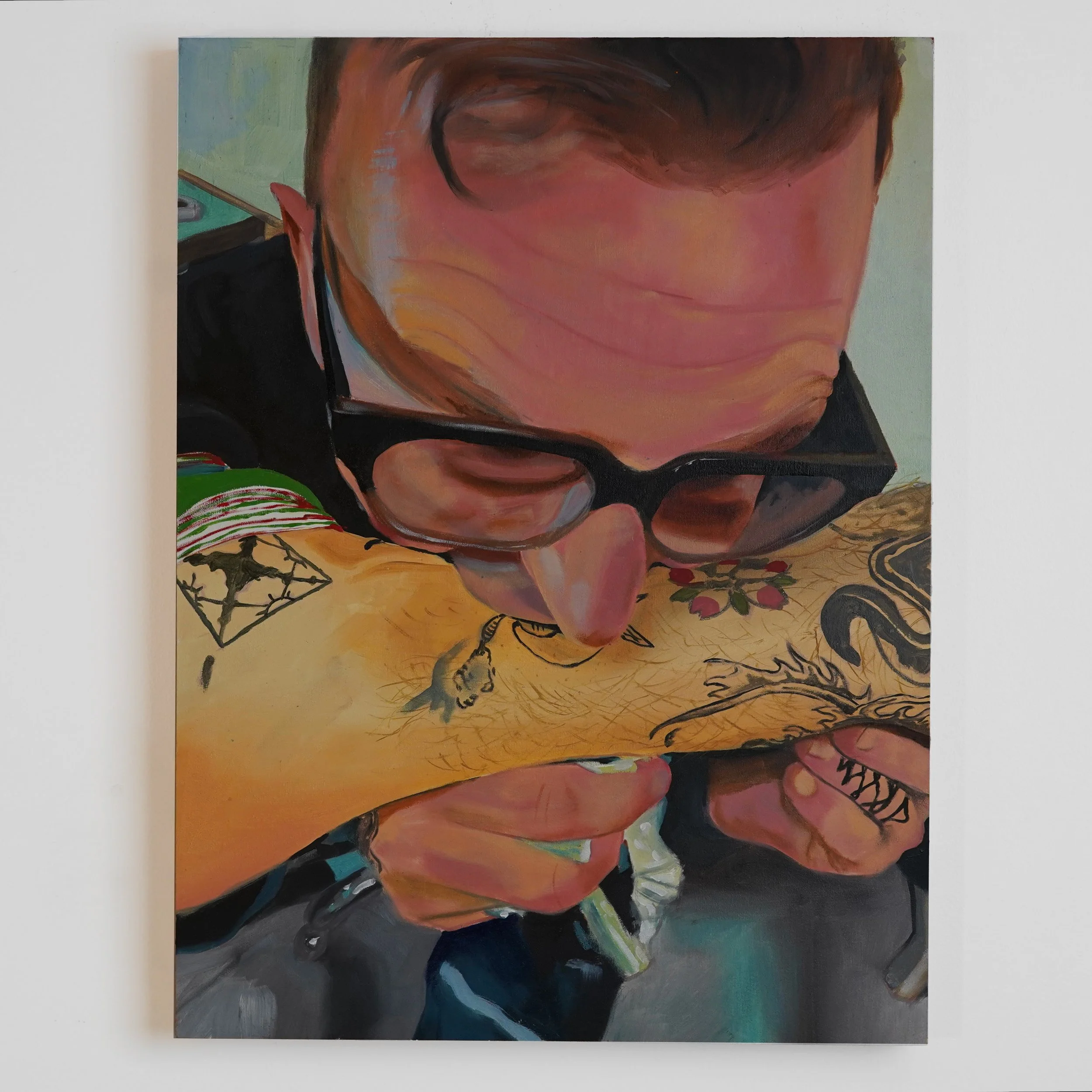 YOKOTEN, 2025 | OIL ON WOOD BOARD, 18” X 24” | $1,500.00