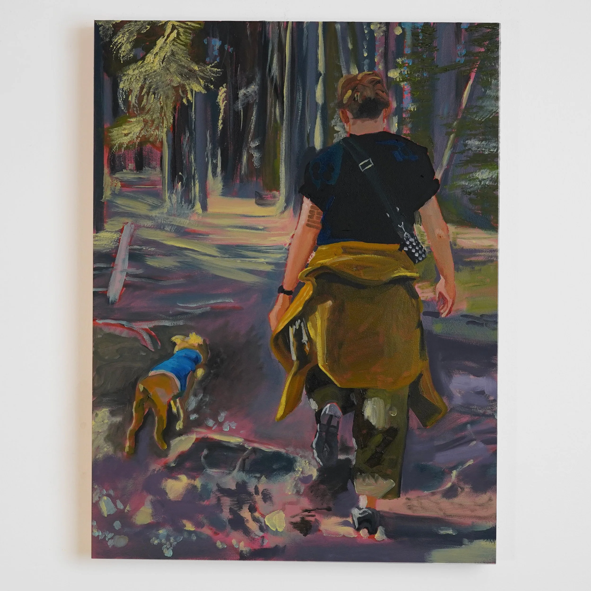 DREAM WALKER, 2025 | OIL ON WOOD BOARD, 18” X 24” | $1,500.00
