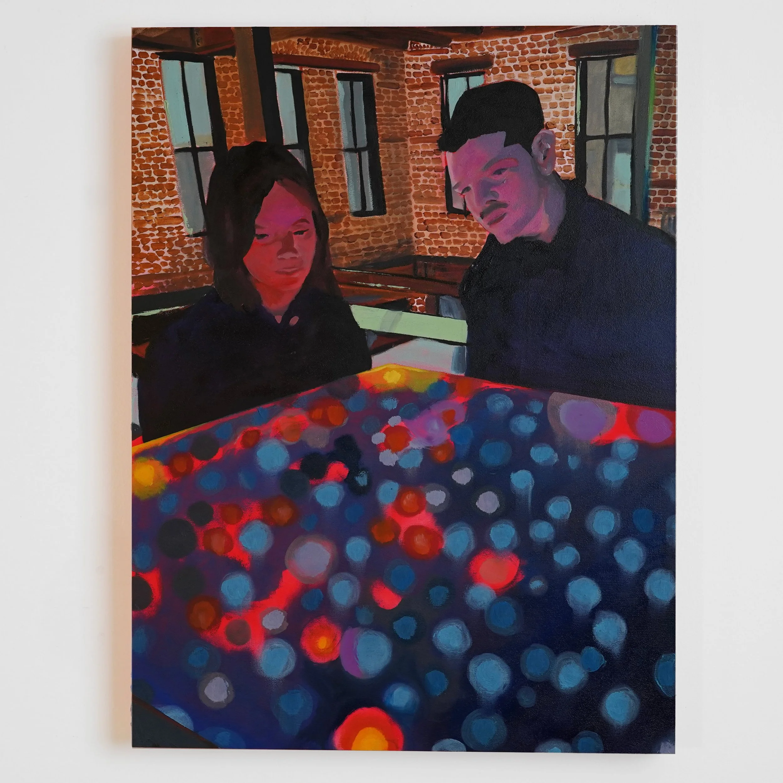 VOYAGERS, 2025 | OIL ON WOOD BOARD, 18” X 24” | $1,500.00