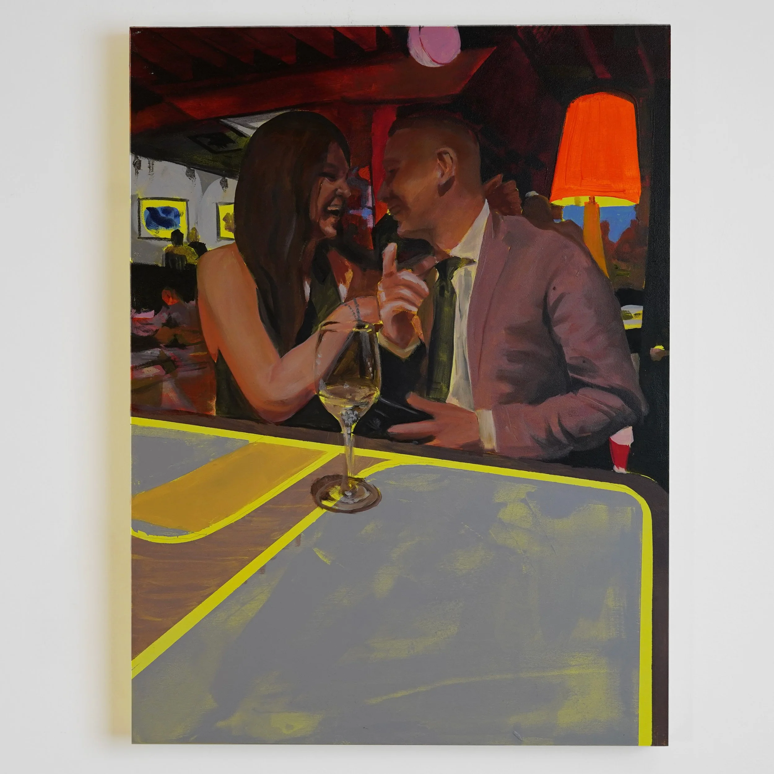 LE MOND, 2025 | OIL ON WOOD BOARD, 18” X 24” | $1,500.00
