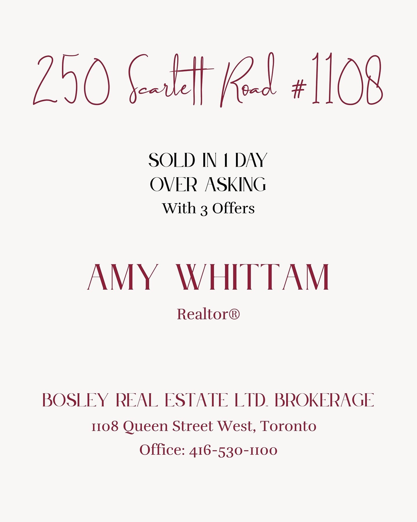 Just Sold!✨

A lot of work went into preparing this listing for sale so that it would absolutely shine the moment it hit the market. Think: deep cleaning, packing, donations, professional staging, and professional photography including drone shots an