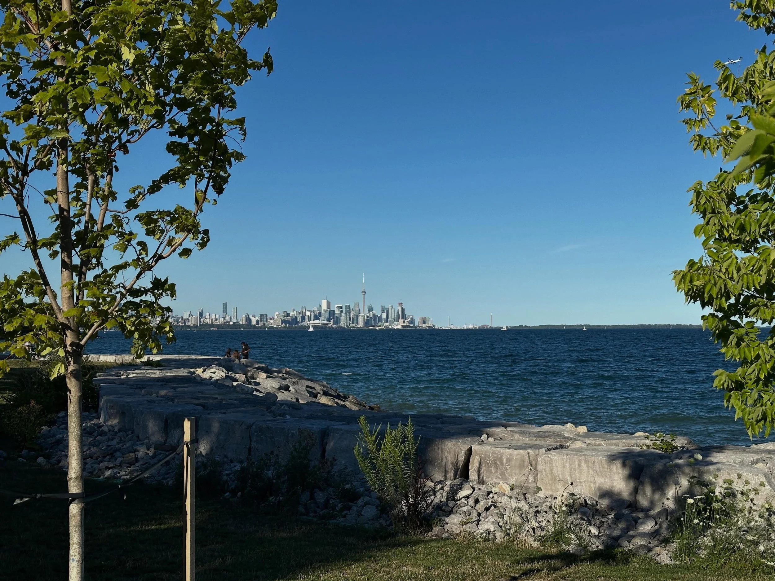 A little #LakeOntario content for you! 🌊🌊 This is the view from Prince of Wales Park in New Toronto, South Etobicoke.