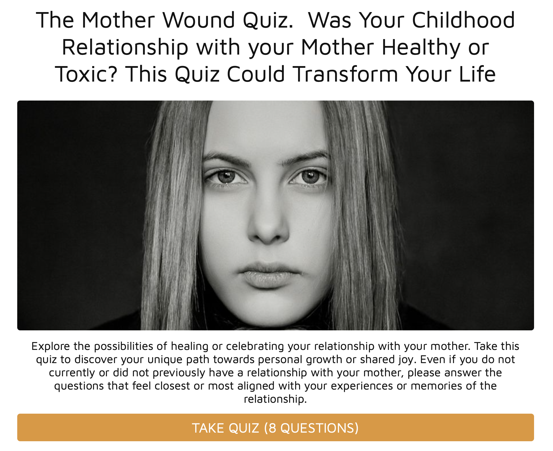 Take the Mother Wound Quiz