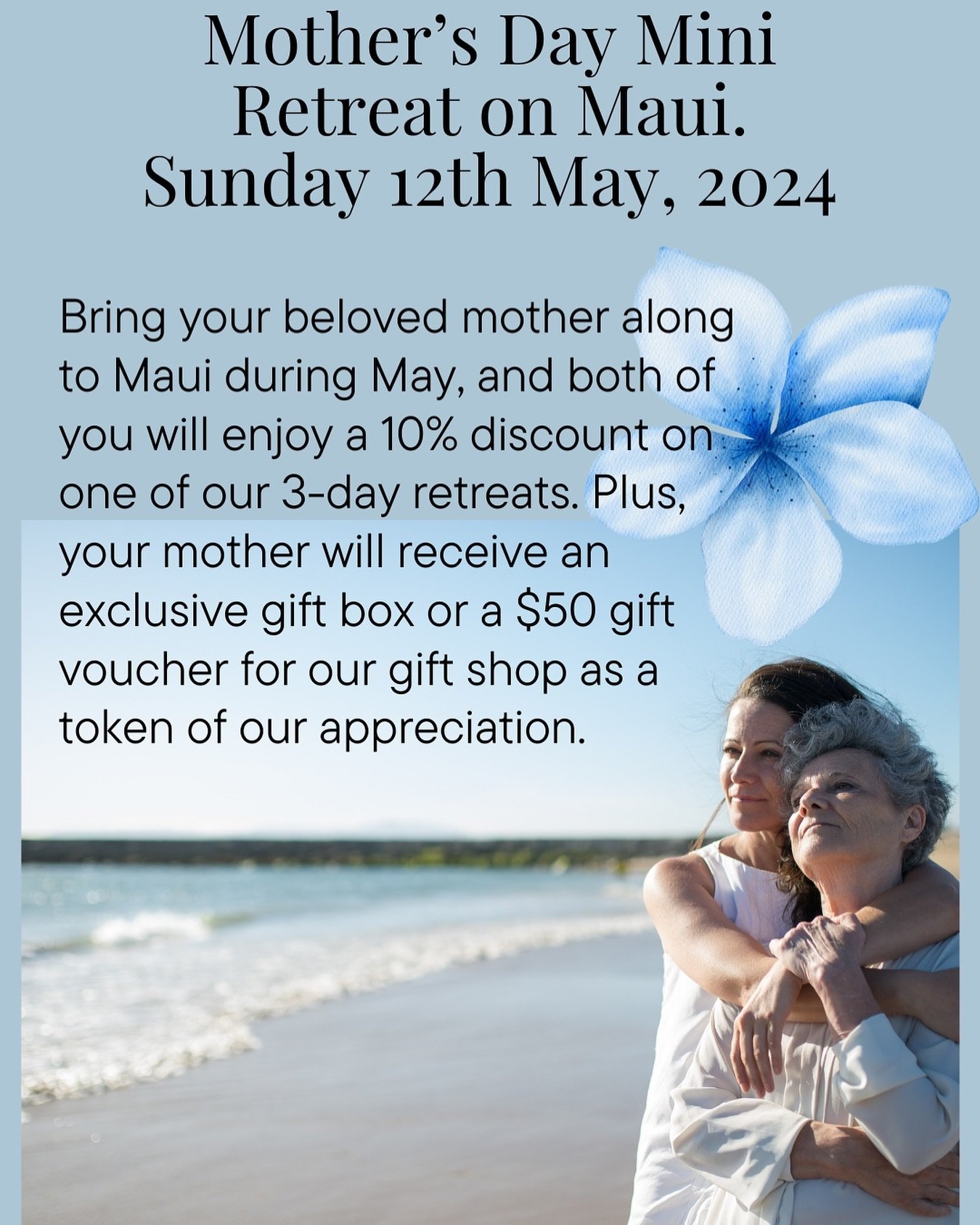 Mother&rsquo;s Day Mini Retreat. Sunday 12th May, 2024🤍

Embark on an enchanting journey with our Mother&rsquo;s Day Mini retreat, designed to pamper and revitalize both body and spirit. Indulge in:

Two 45-minute sessions:, including an energy bala